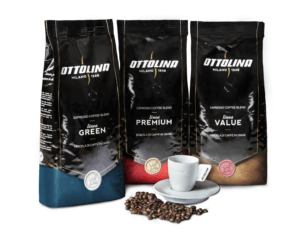 Darstellung der Ottolina Foodservice Kaffee Linien und blends